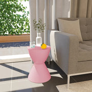 Boyd Storage Round Side End Table in Polypropylene Plastic - Elax Furniture