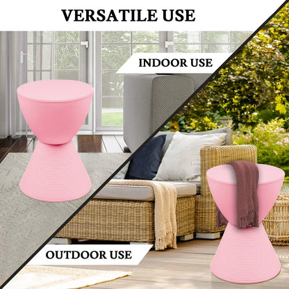 Boyd Storage Round Side End Table in Polypropylene Plastic - Elax Furniture