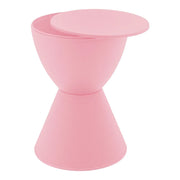 Boyd Storage Round Side End Table in Polypropylene Plastic - Elax Furniture