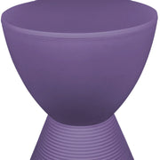 Boyd Storage Round Side End Table in Polypropylene Plastic - Elax Furniture