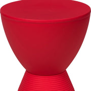 Boyd Storage Round Side End Table in Polypropylene Plastic - Elax Furniture