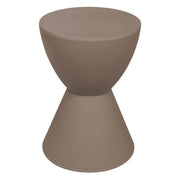 Boyd Storage Round Side End Table in Polypropylene Plastic - Elax Furniture