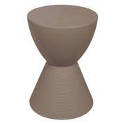 Boyd Storage Round Side End Table in Polypropylene Plastic - Elax Furniture
