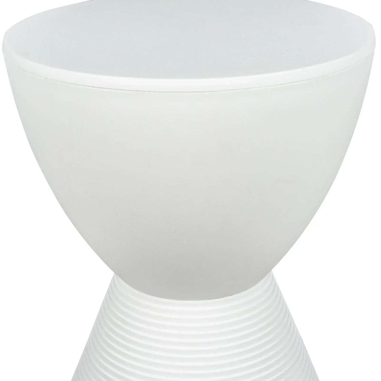 Boyd Storage Round Side End Table in Polypropylene Plastic - Elax Furniture