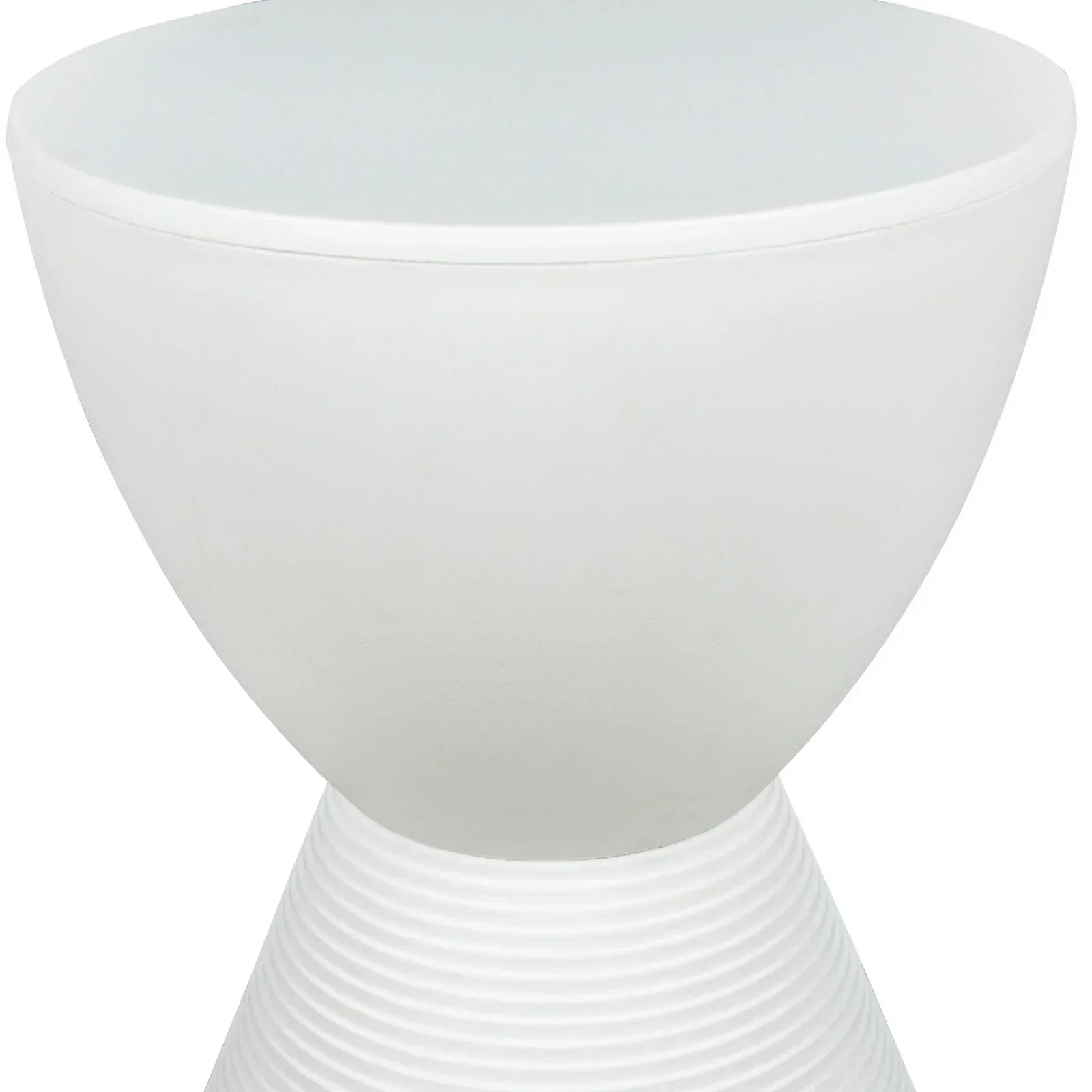 Boyd Storage Round Side End Table in Polypropylene Plastic - Elax Furniture