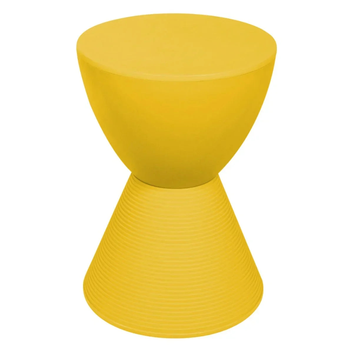 Boyd Storage Round Side End Table in Polypropylene Plastic - Elax Furniture