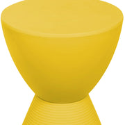 Boyd Storage Round Side End Table in Polypropylene Plastic - Elax Furniture