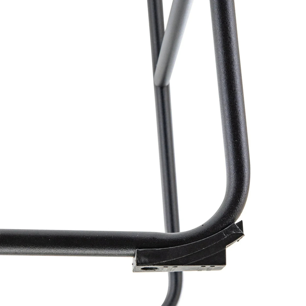 Brooklyn 29.9" Modern Leather Bar Stool With Black Iron Base & Footrest - Elax Furniture