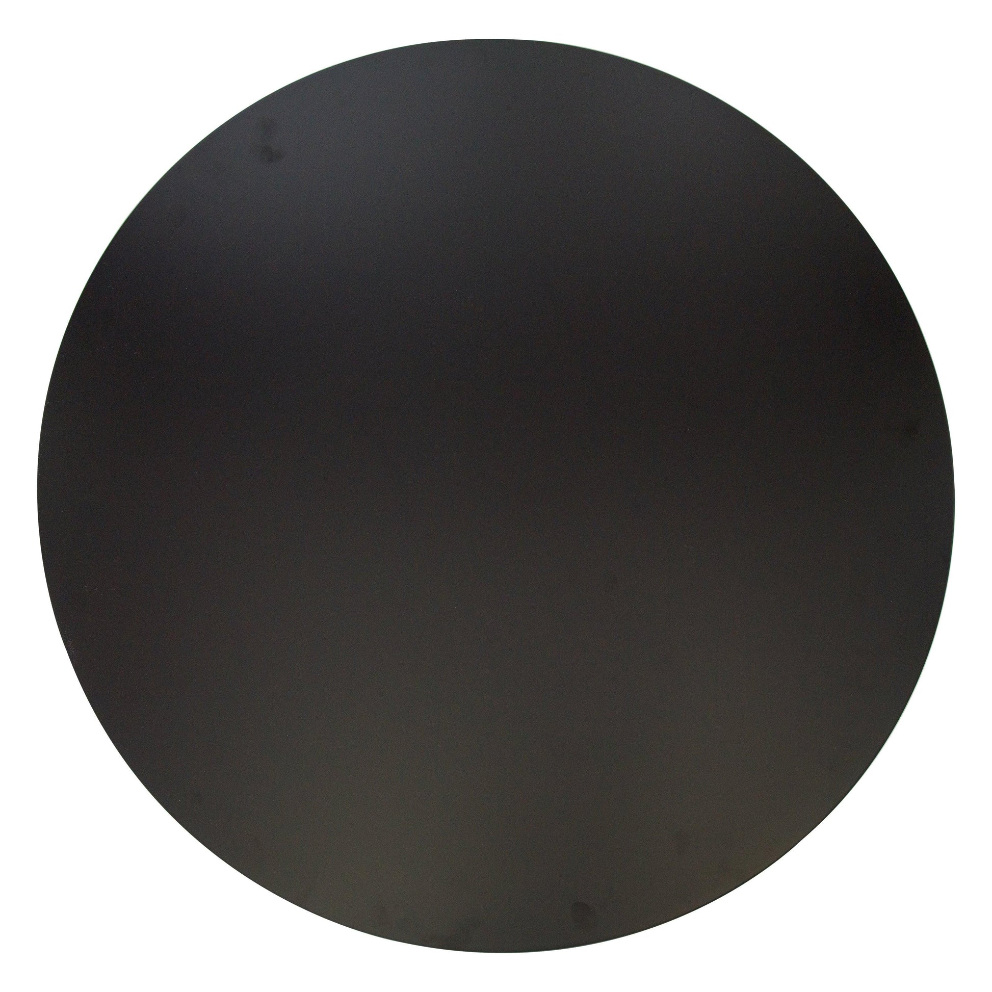 Bristol 5-Piece Dining Set 35" Round Dining Table in Black Iron - 4 ABS Plastic Side Chair in Gold Base - Elax Furniture