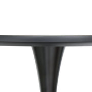 Bristol Modern Round Dining Table with Wood Top and Iron Pedestal Base - Elax Furniture
