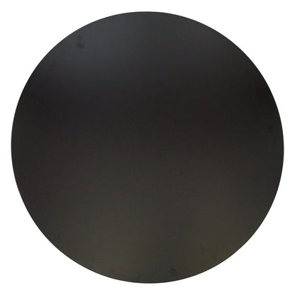 Bristol Modern Round Dining Table with Wood Top and Iron Pedestal Base - Elax Furniture