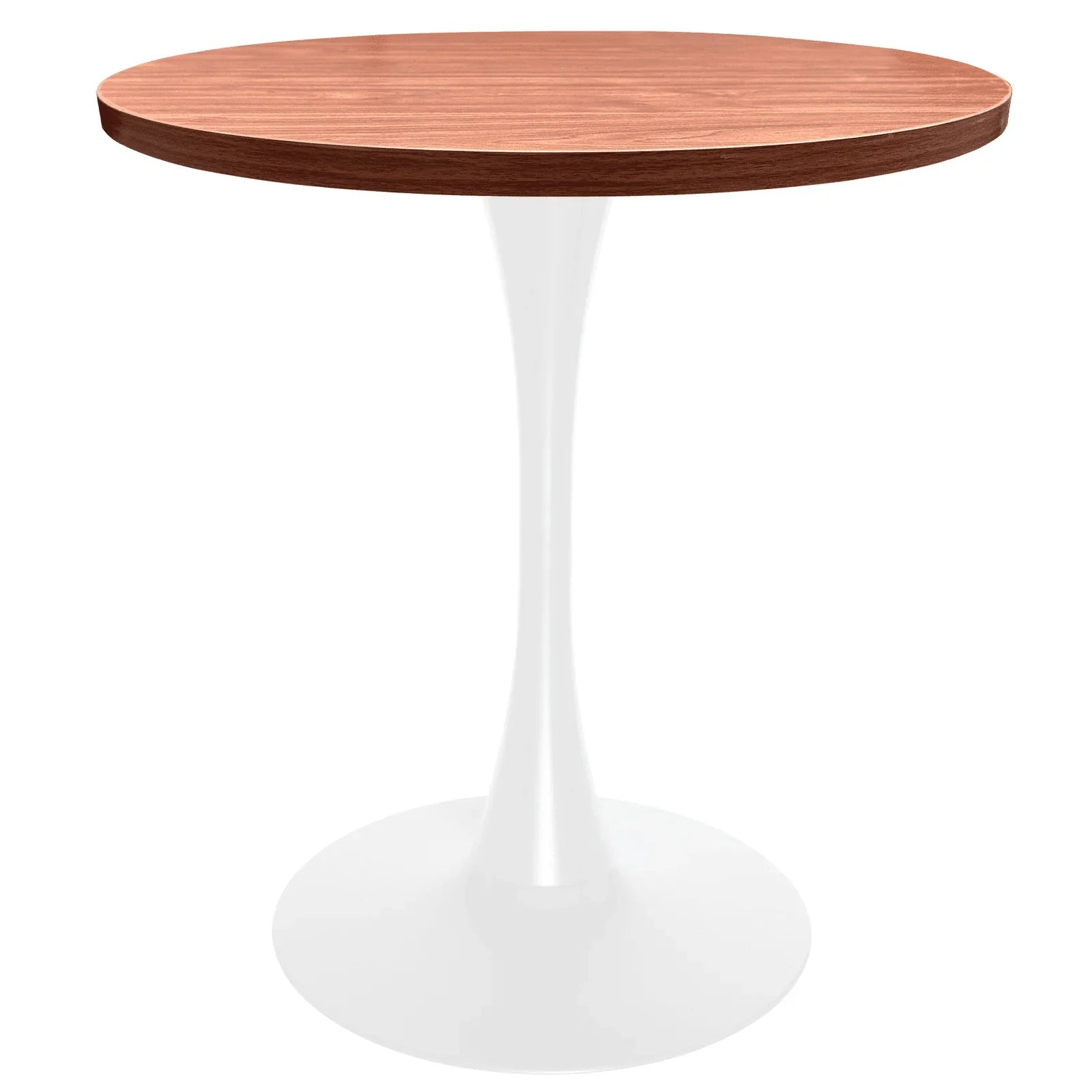 Bristol 27" Round Dining Table with MDF Tableop and White Iron Base - Elax Furniture