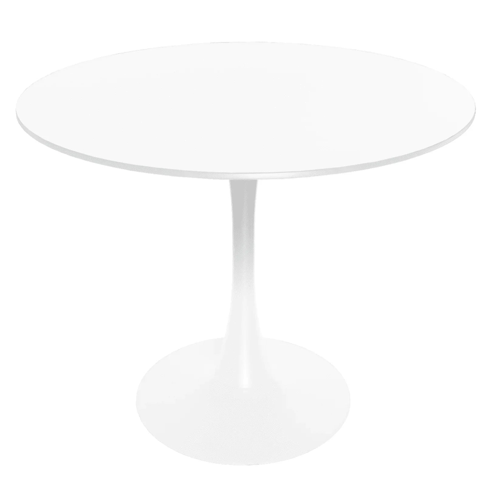 Bristol 32" Round Dining Table with Wood Top and Iron Pedestal Base - Elax Furniture