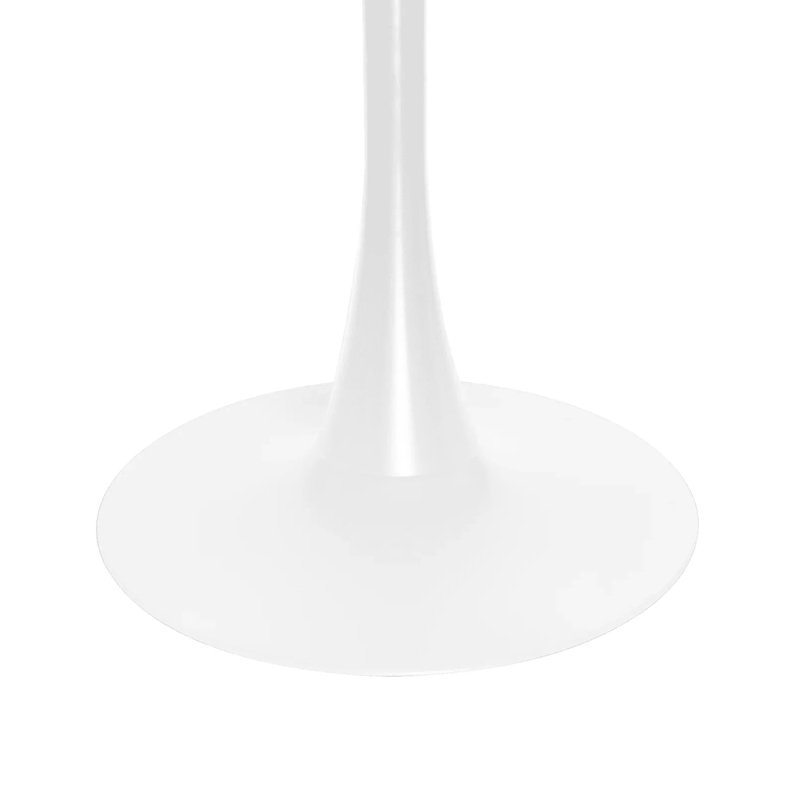 Bristol Modern Round Dining Table with Wood Top and Iron Pedestal Base - Elax Furniture