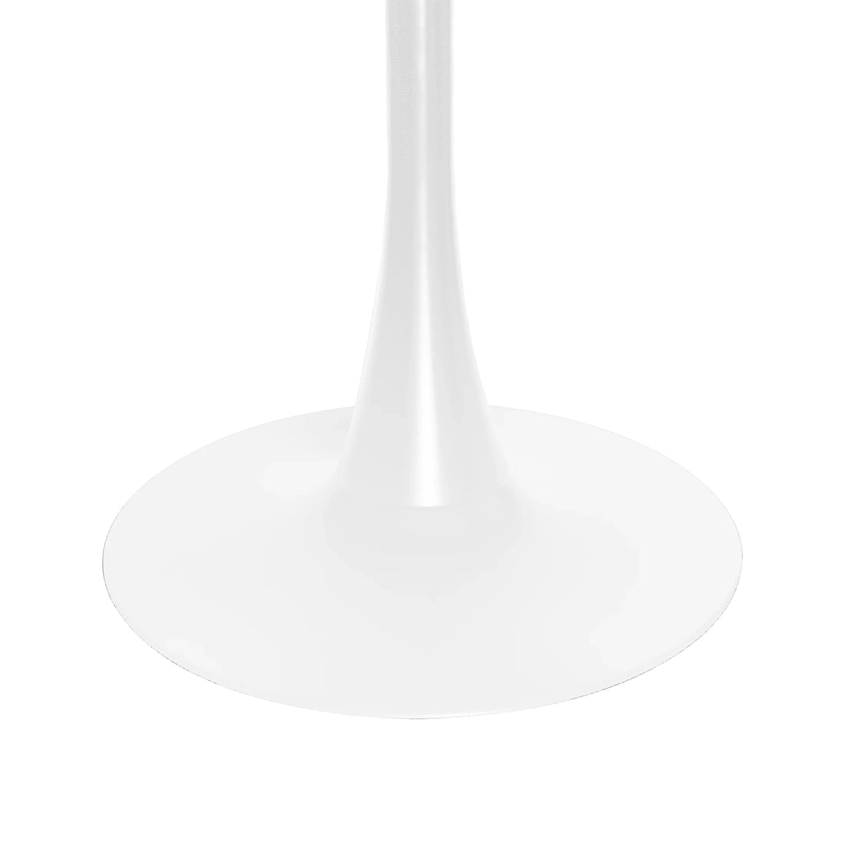 Bristol Modern Round Dining Table with Wood Top and Iron Pedestal Base - Elax Furniture