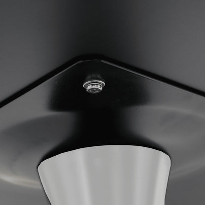 Bristol Modern Round Dining Table with Wood Top and Iron Pedestal Base - Elax Furniture