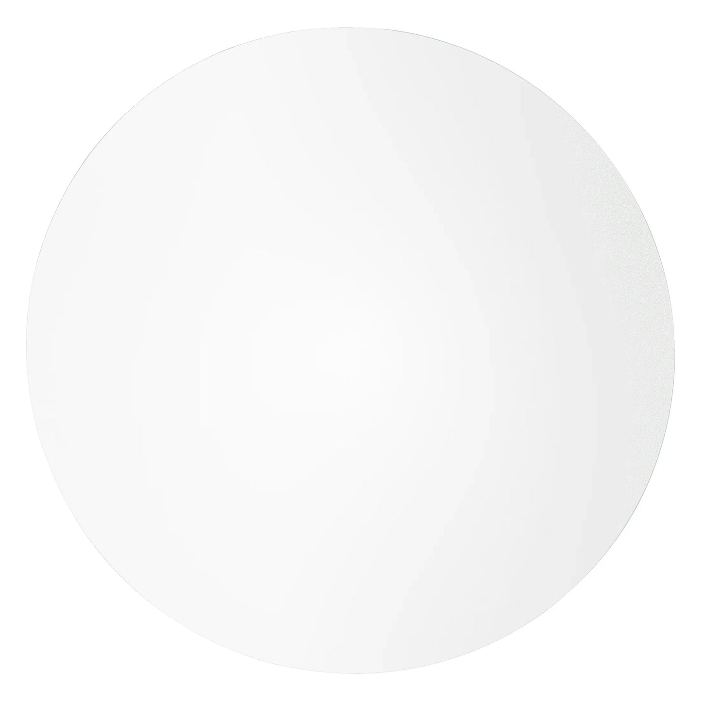 Bristol 40" Round Dining Table with MDF Wood Tabletop in White Steel - Elax Furniture