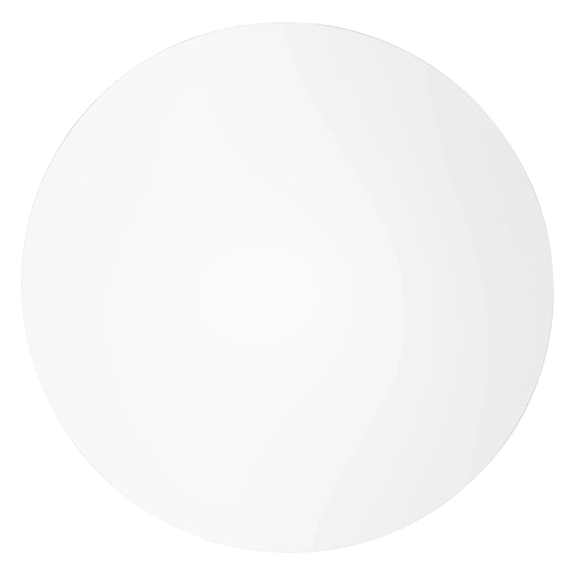 Bristol 40" Round Dining Table with MDF Wood Tabletop in White Steel - Elax Furniture