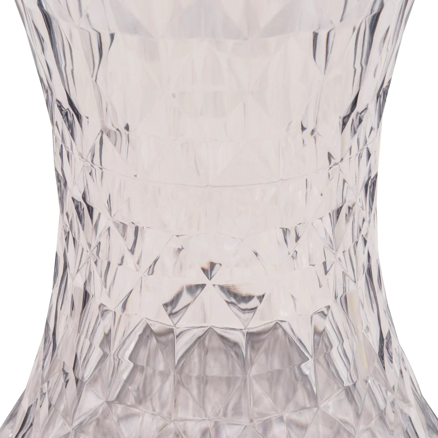 Clio Plastic Side Table with a Diamond Shape Design - Elax Furniture