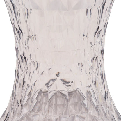 Clio Plastic Side Table with a Diamond Shape Design - Elax Furniture