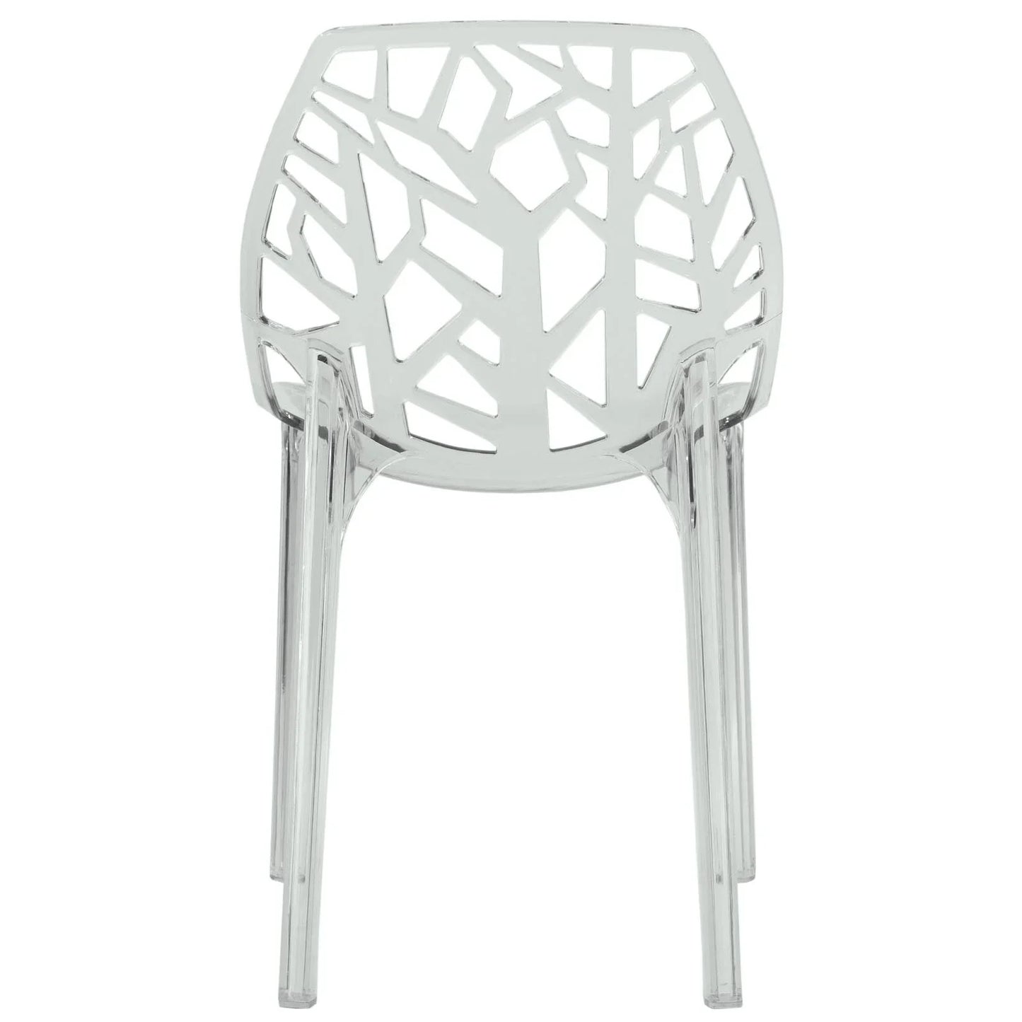 Cornelia Modern Dining Chair ABS Plastic Side Chair, Set of 2 - Elax Furniture