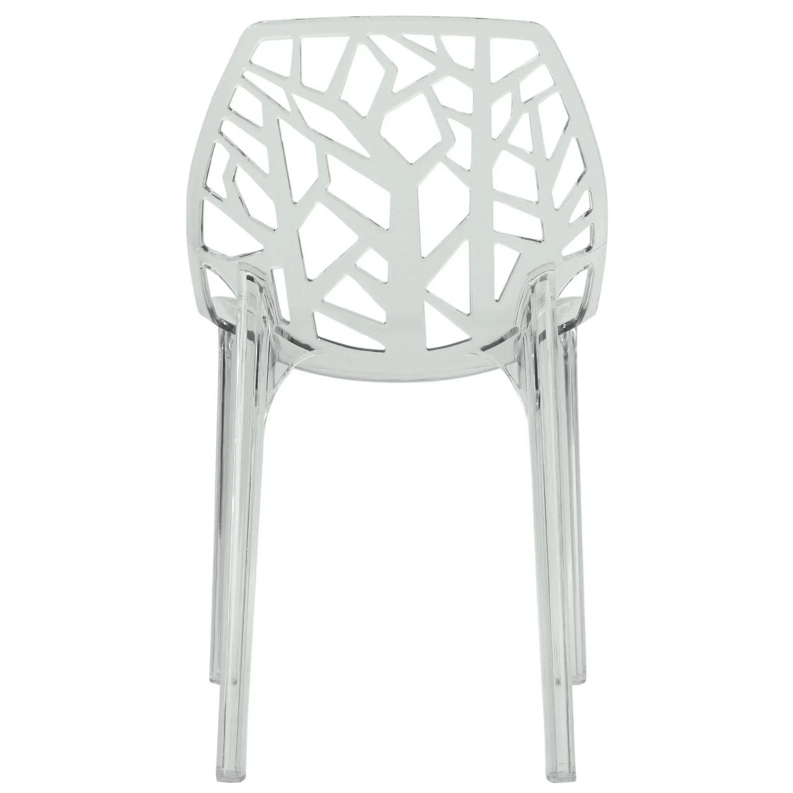 Cornelia Modern Dining Chair ABS Plastic Side Chair, Set of 4 - Elax Furniture