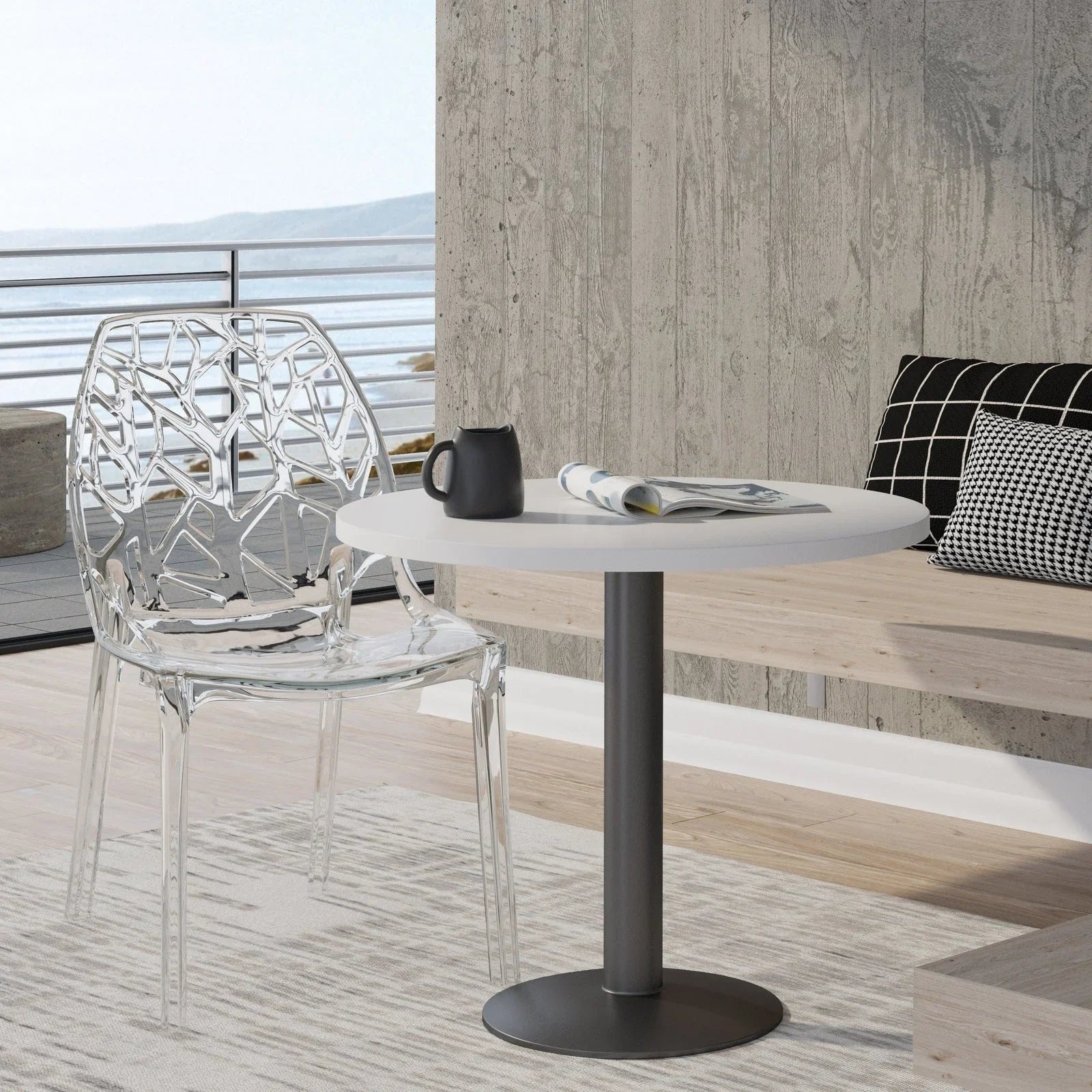 Cornelia Modern ABS Plastic Dining Side Chair - Elax Furniture