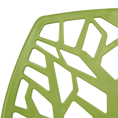 Cornelia Modern Dining Chair ABS Plastic Side Chair, Set of 2 - Elax Furniture