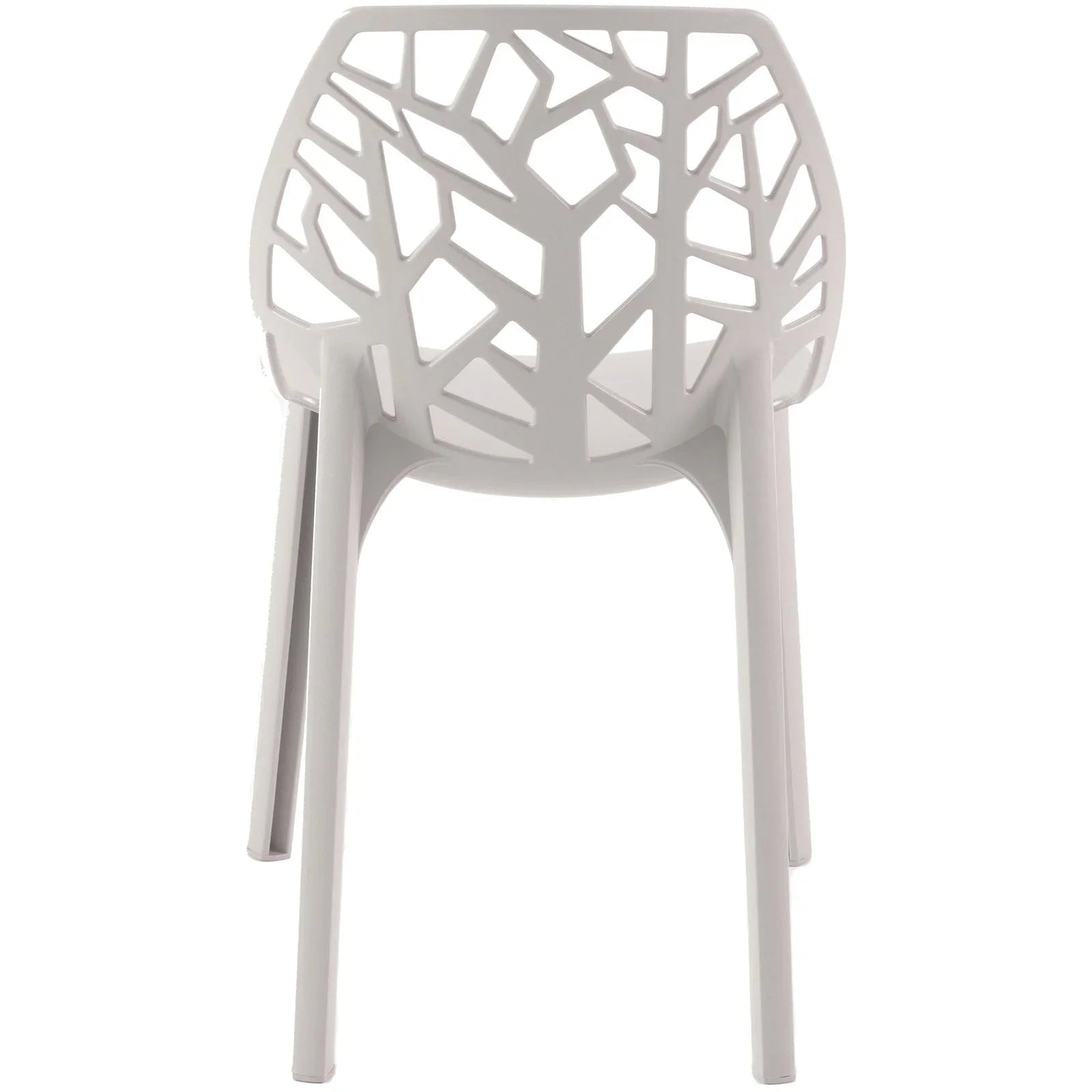 Cornelia Modern Dining Chair ABS Plastic Side Chair, Set of 2 - Elax Furniture