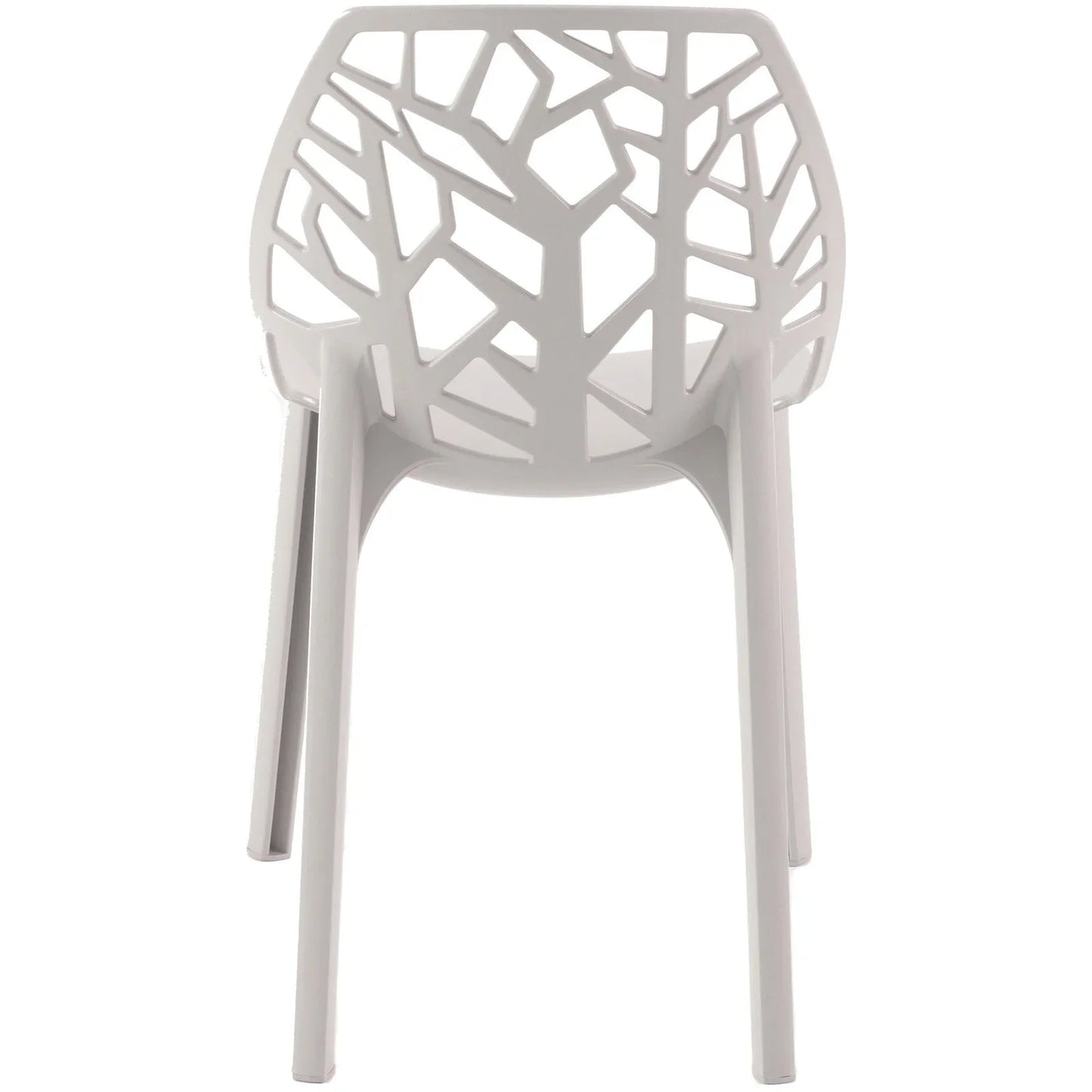 Cornelia Modern Dining Chair ABS Plastic Side Chair, Set of 4 - Elax Furniture