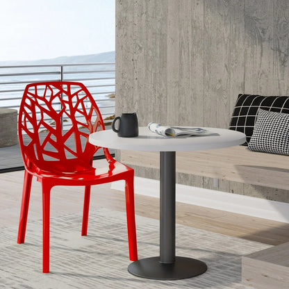 Cornelia Modern ABS Plastic Dining Side Chair - Elax Furniture