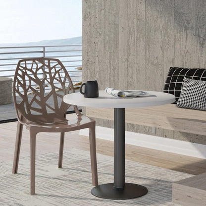 Cornelia Modern ABS Plastic Dining Side Chair - Elax Furniture