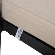 Chelsea Modern Patio Bar Chair in Powder-Coated Aluminum with Removable Cushion - Elax Furniture