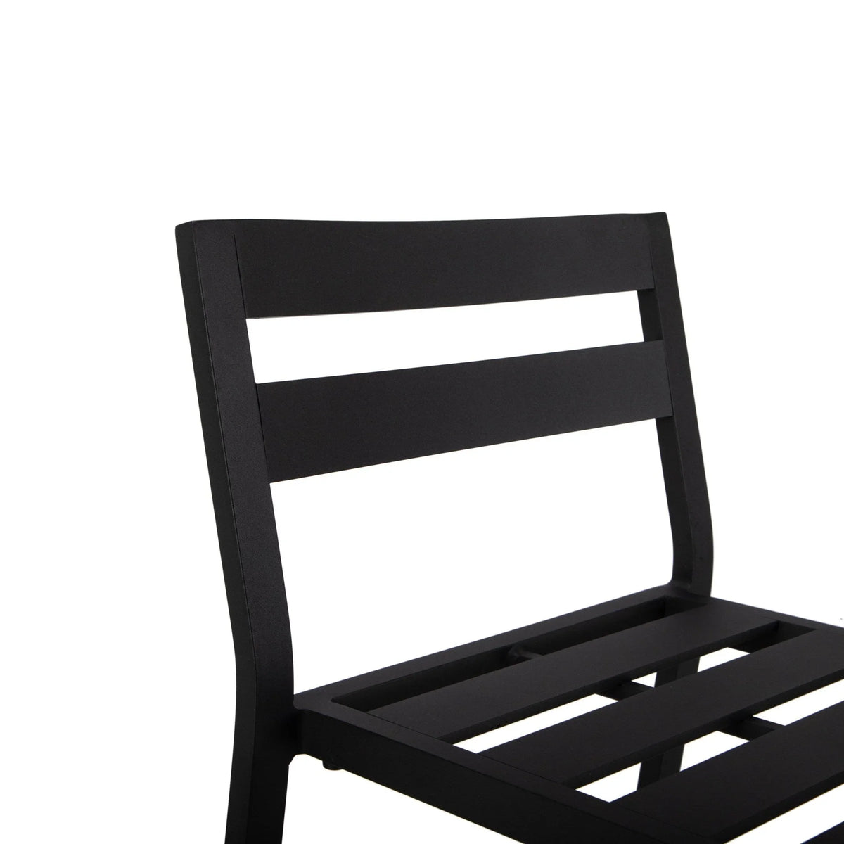 Chelsea Modern Patio Bar Chair in Powder-Coated Aluminum with Removable Cushion - Elax Furniture