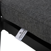 Chelsea Modern Patio Bar Chair in Powder-Coated Aluminum with Removable Cushion - Elax Furniture