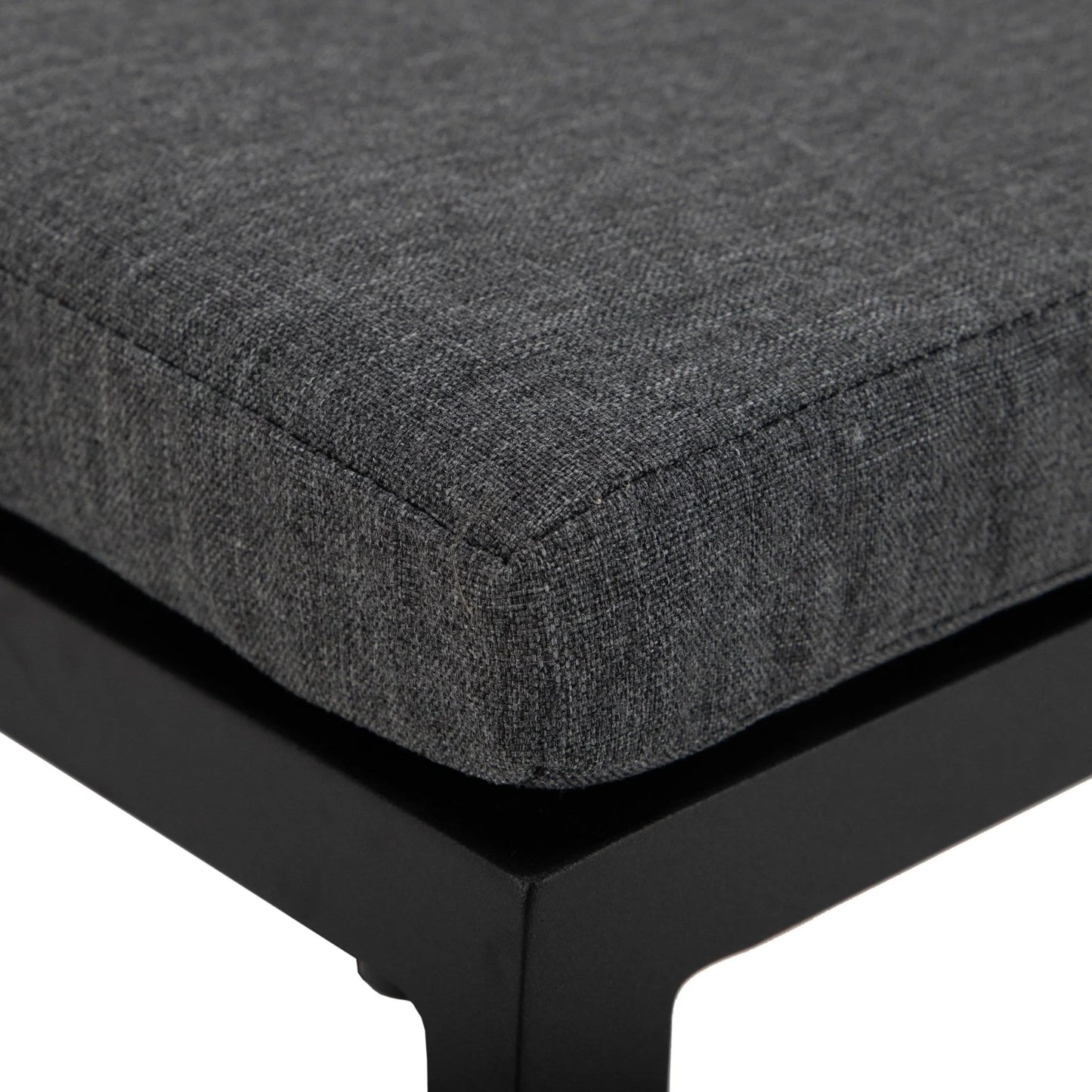 Chelsea Modern Patio Bar Chair in Powder-Coated Aluminum with Removable Cushion - Elax Furniture