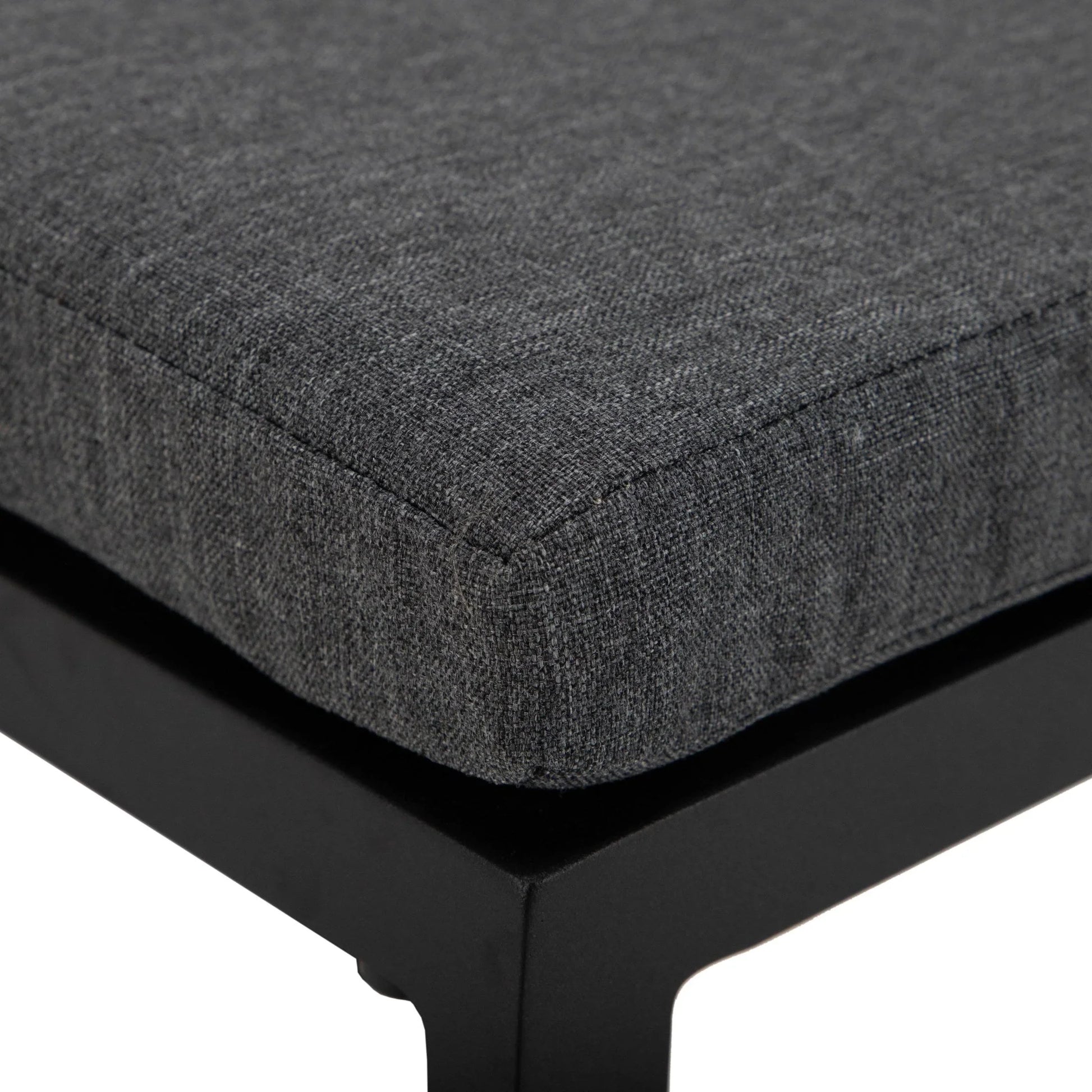 Chelsea Modern Patio Bar Chair in Powder-Coated Aluminum with Removable Cushion - Elax Furniture