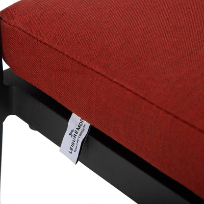 Chelsea Modern Patio Bar Chair in Powder-Coated Aluminum with Removable Cushion - Elax Furniture