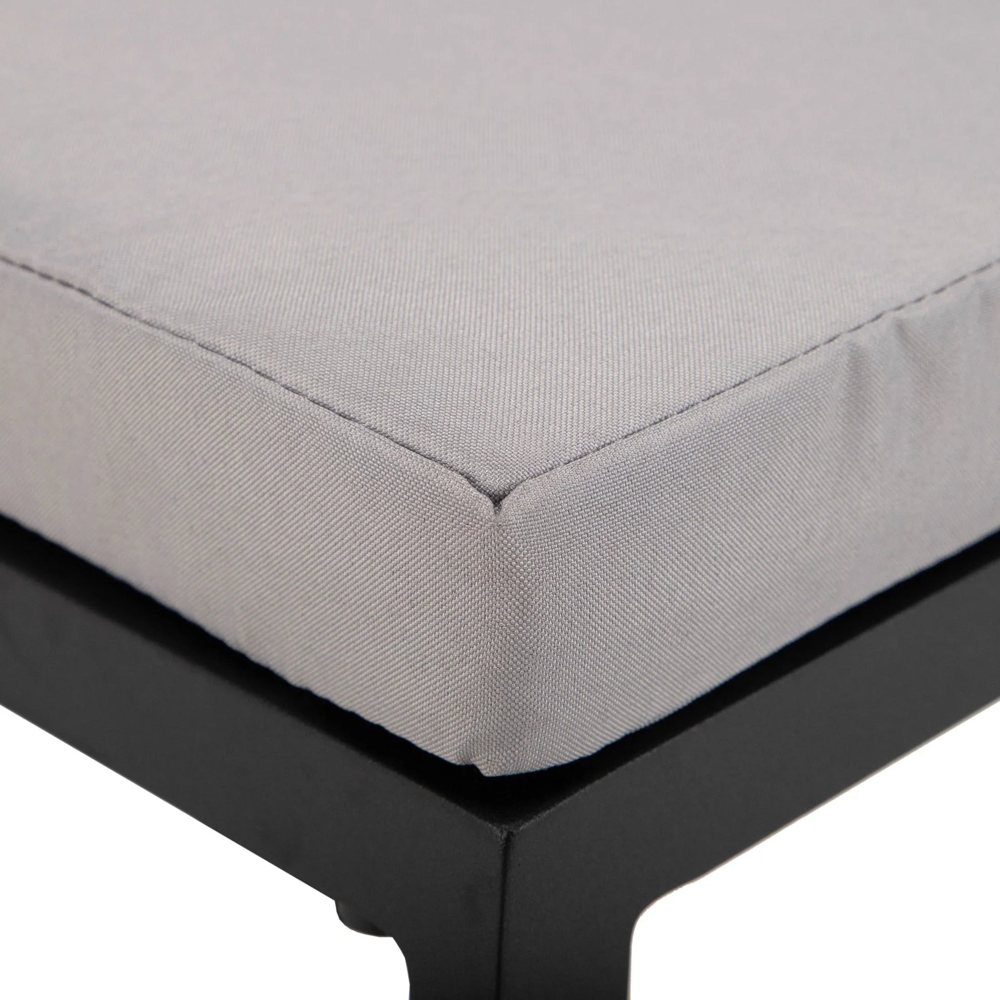 Chelsea Modern Patio Bar Chair in Powder-Coated Aluminum with Removable Cushion - Elax Furniture