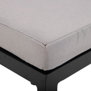 Chelsea Modern Patio Bar Chair in Powder-Coated Aluminum with Removable Cushion - Elax Furniture