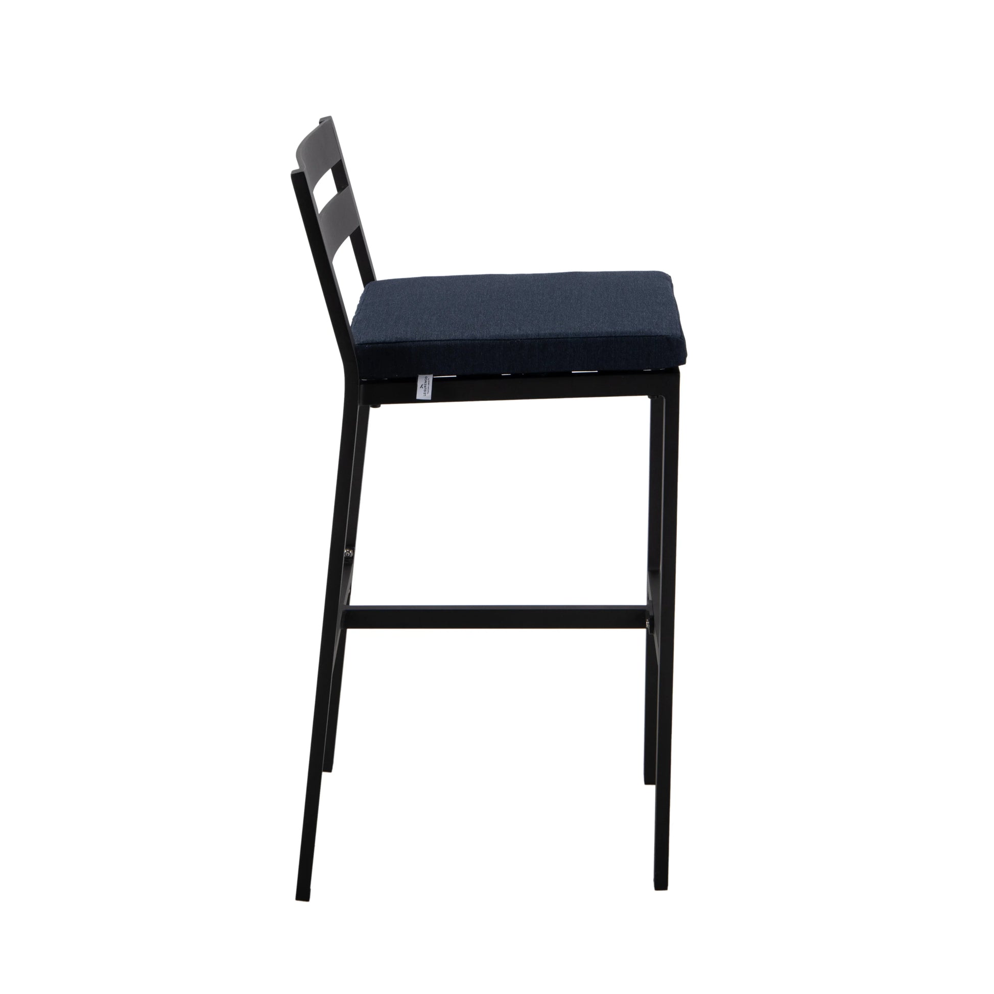 Chelsea 7-Piece Patio Bar Set: Aluminum Fire Pit Table with Tank Holder & 6 Barstools with Cushions - Elax Furniture