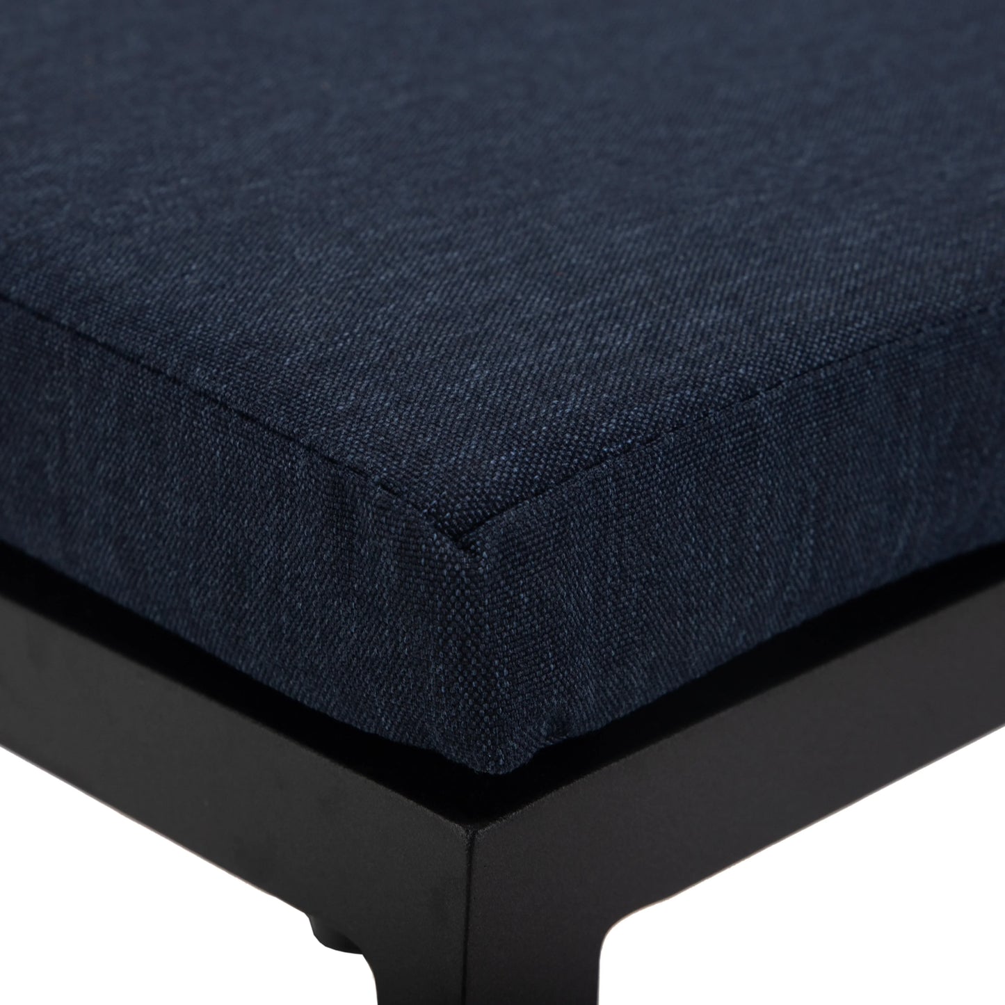 Chelsea 7-Piece Patio Bar Set: Aluminum Fire Pit Table with Tank Holder & 6 Barstools with Cushions - Elax Furniture