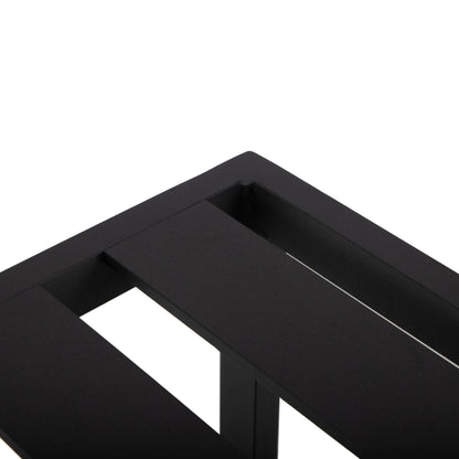 Chelsea 7-Piece Patio Bar Set: Aluminum Fire Pit Table with Tank Holder & 6 Barstools with Cushions - Elax Furniture