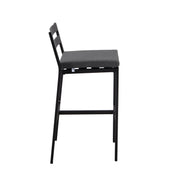Chelsea 7-Piece Patio Bar Set: Aluminum Fire Pit Table with Tank Holder & 6 Barstools with Cushions - Elax Furniture