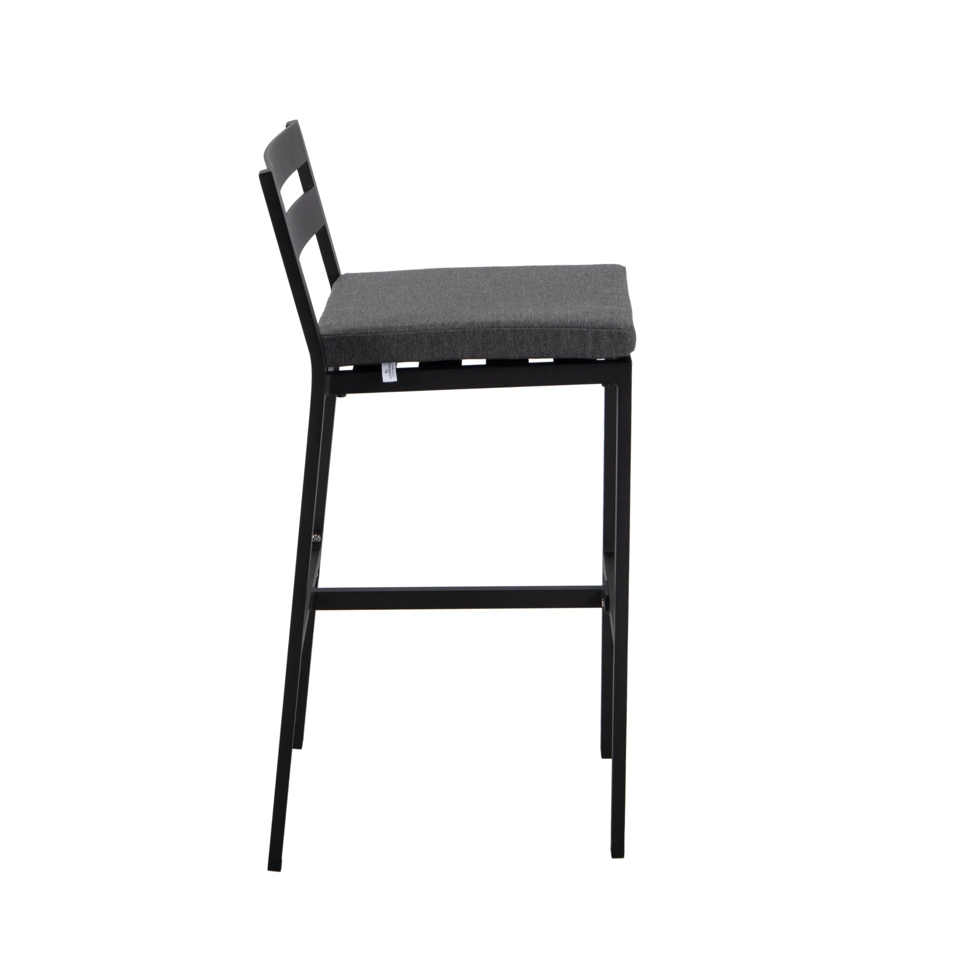 Chelsea 7-Piece Patio Bar Set: Aluminum Fire Pit Table with Tank Holder & 6 Barstools with Cushions - Elax Furniture