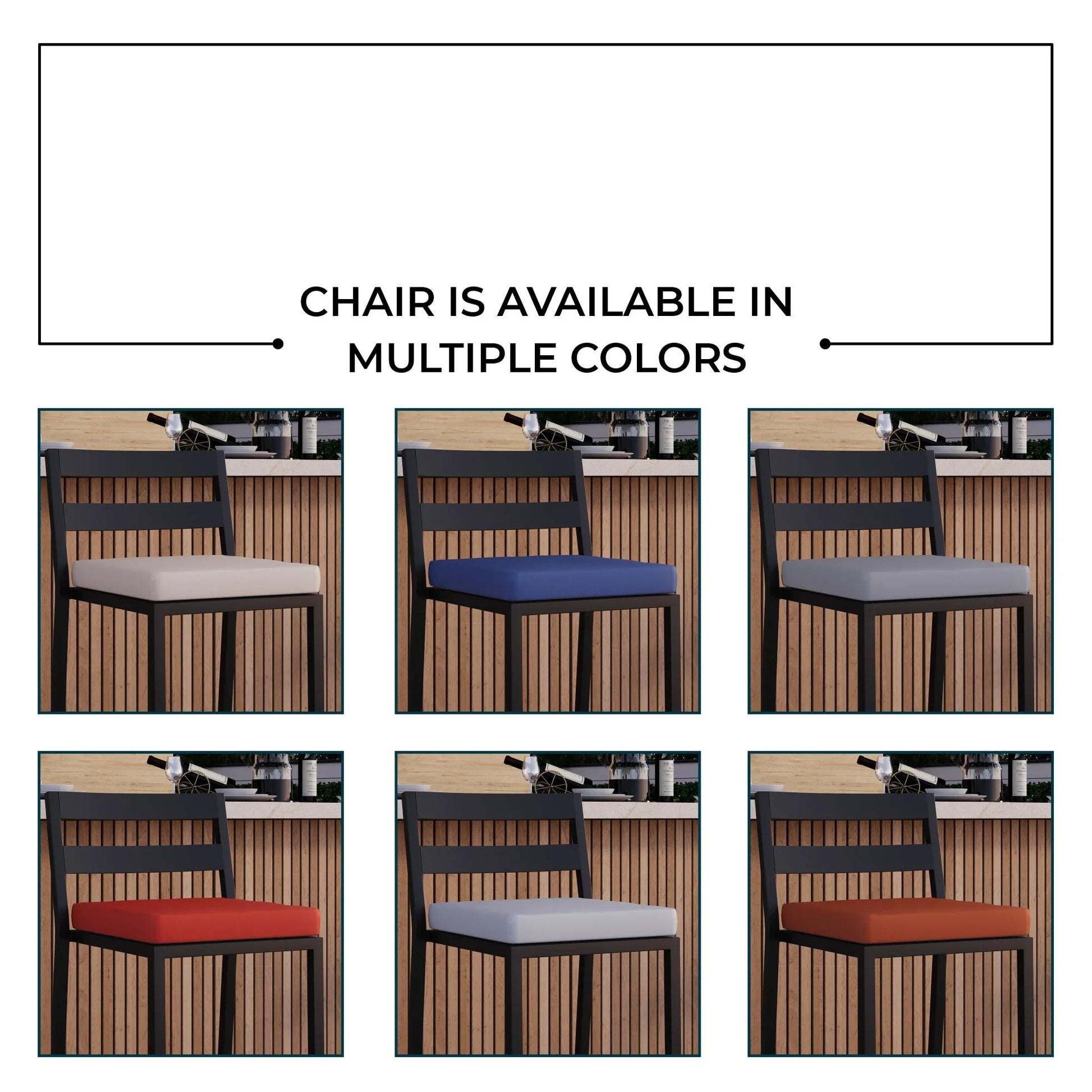 Chelsea 7-Piece Patio Bar Set: Aluminum Fire Pit Table with Tank Holder & 6 Barstools with Cushions - Elax Furniture