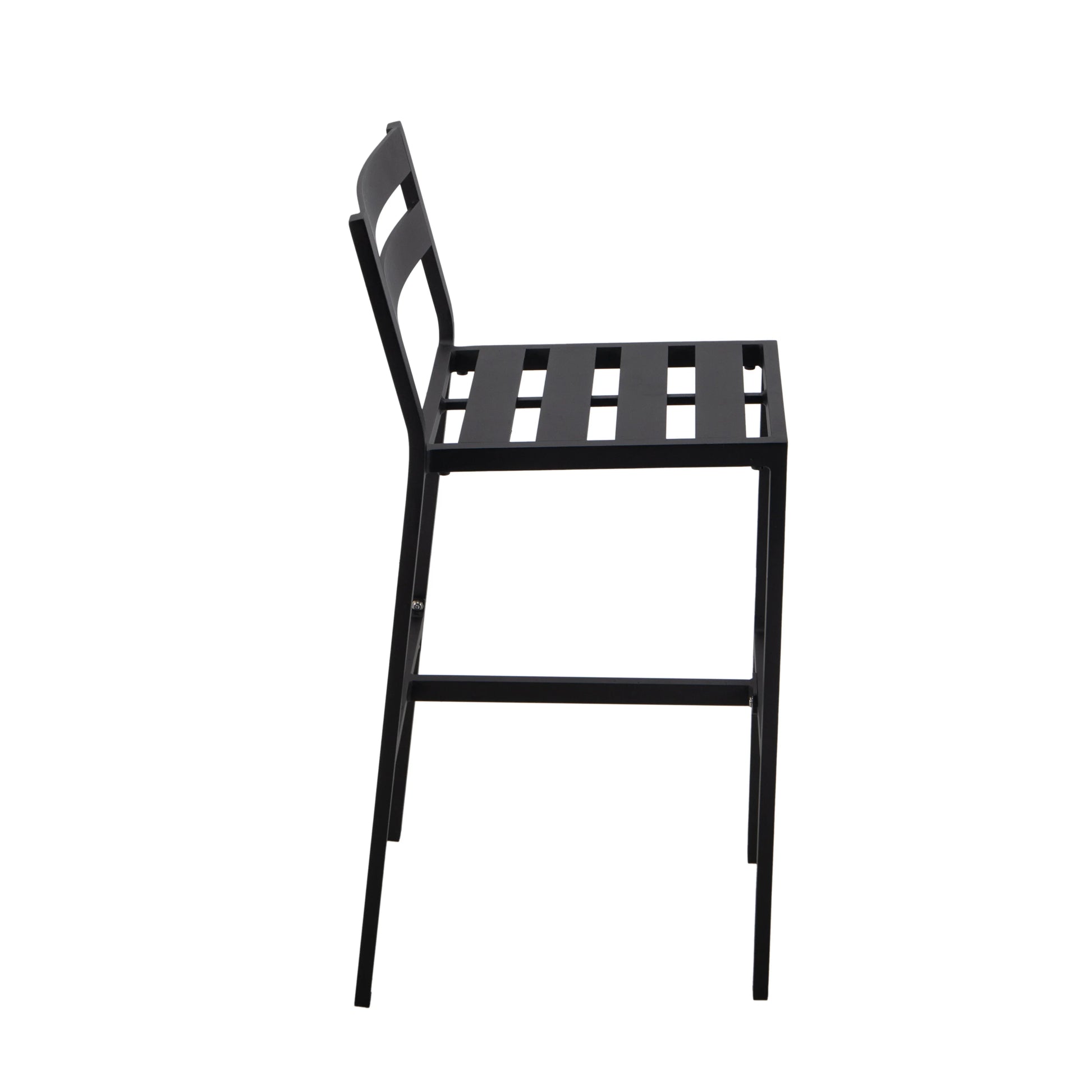 Chelsea 7-Piece Patio Bar Set: Aluminum Fire Pit Table with Tank Holder & 6 Barstools with Cushions - Elax Furniture