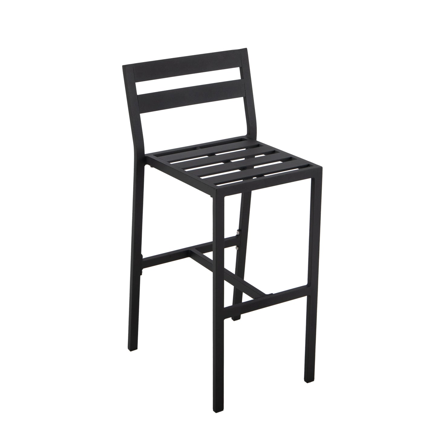 Chelsea 7-Piece Patio Bar Set: Aluminum Fire Pit Table with Tank Holder & 6 Barstools with Cushions - Elax Furniture