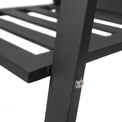 Chelsea 5-Piece Patio Dining Set with 48" Round Aluminum Dining Table and 4 Dining Armchair - Elax Furniture