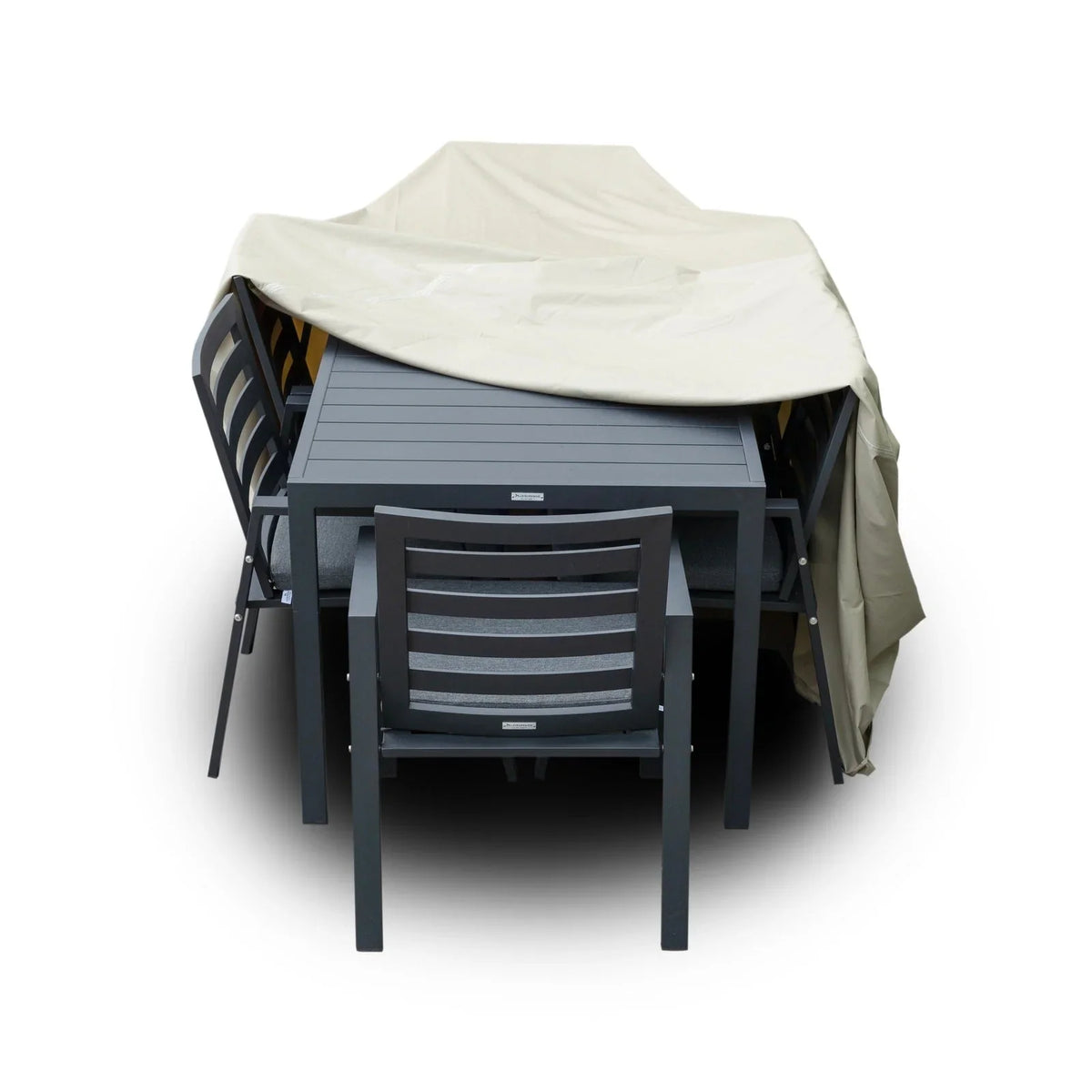 Mid-Century Modern Chelsea Rectangular Outdoor Furniture Rain Cover for 63" and 87" Patio Dining Set - Elax Furniture